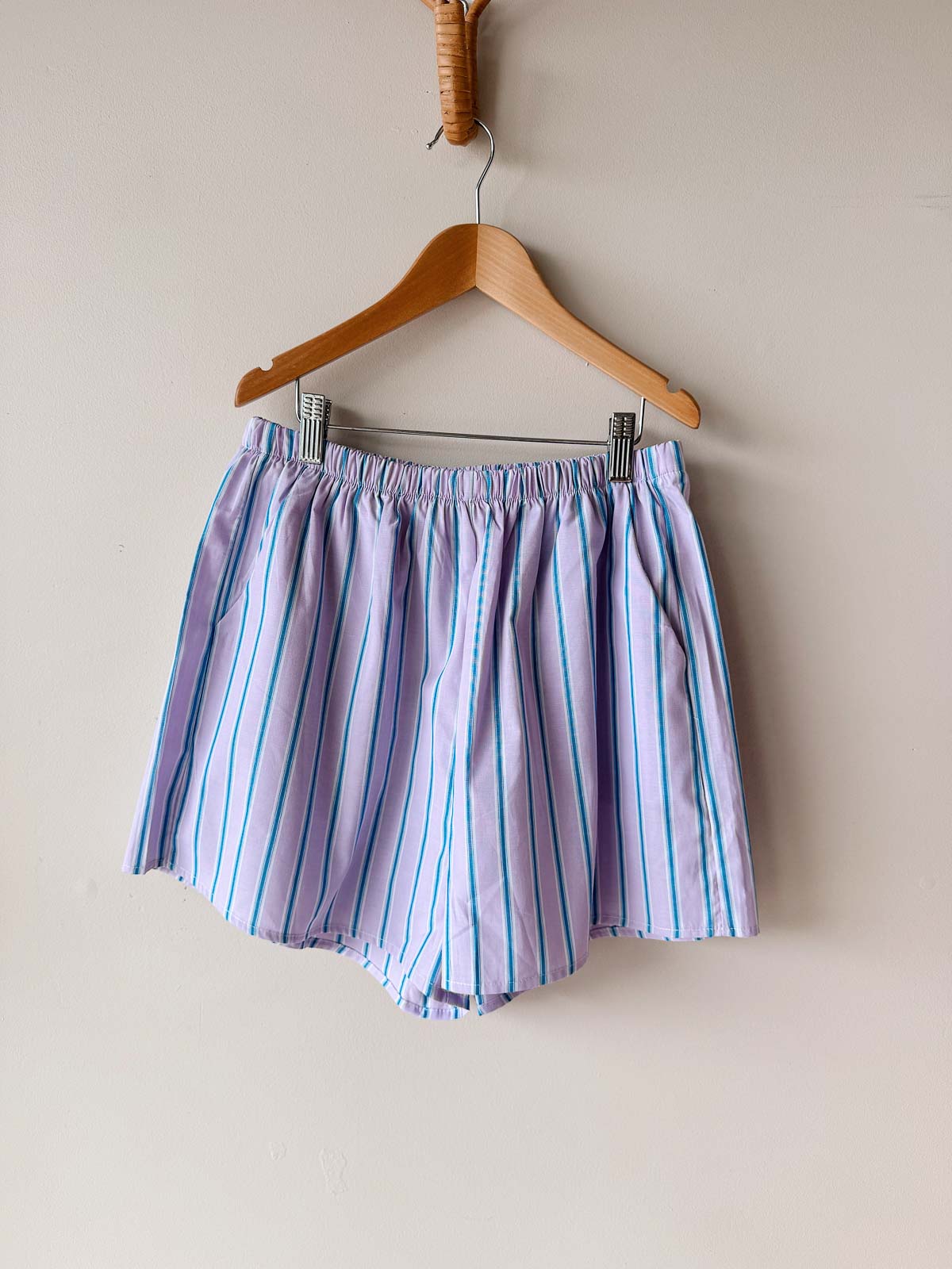 Women's Shorts | Lilac Stripe