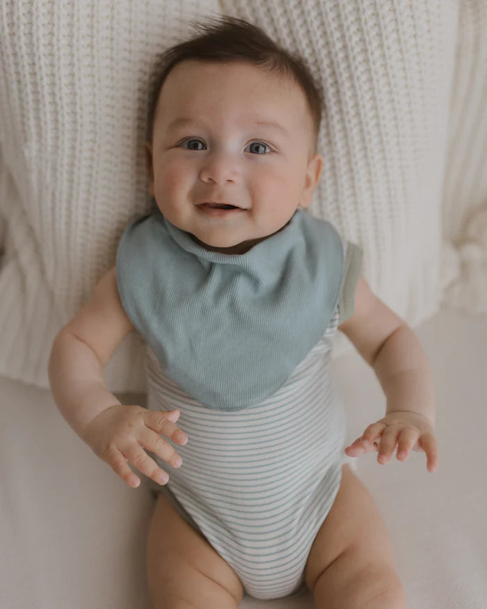 Baby Dribble Bib | Marine Blue