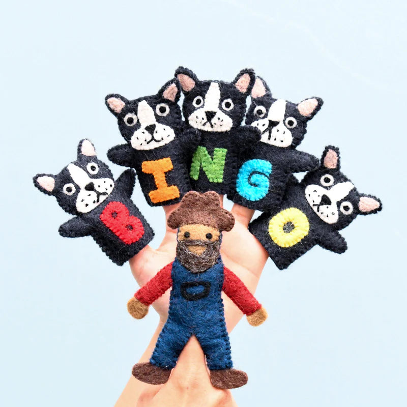 Felt Finger Puppets | B-I-N-G-O