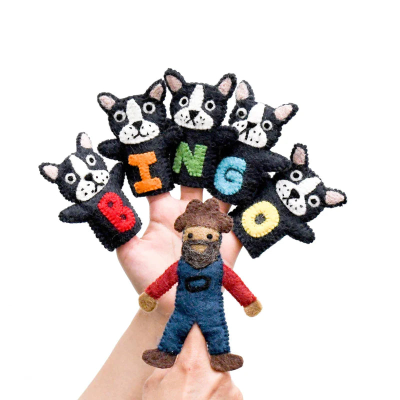 Felt Finger Puppets | B-I-N-G-O