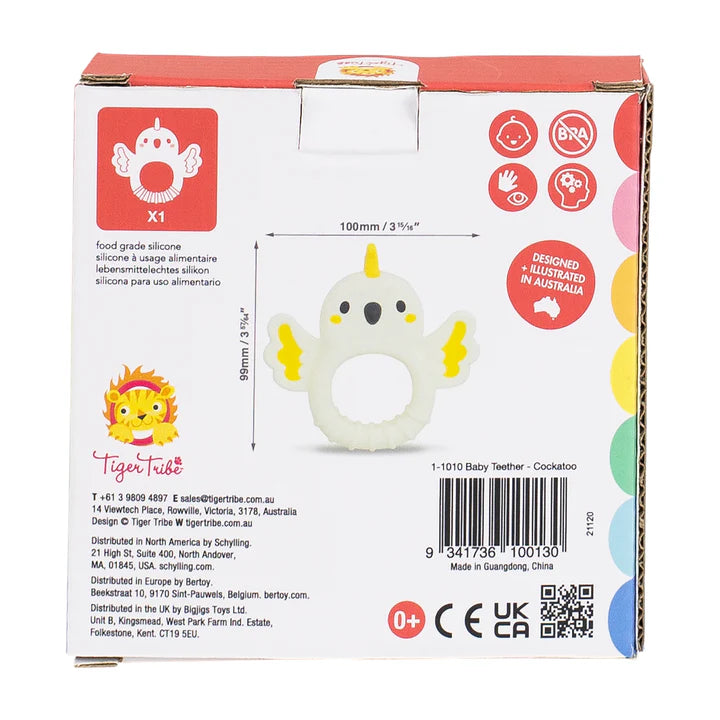 Silicone Teether | Cockatoo