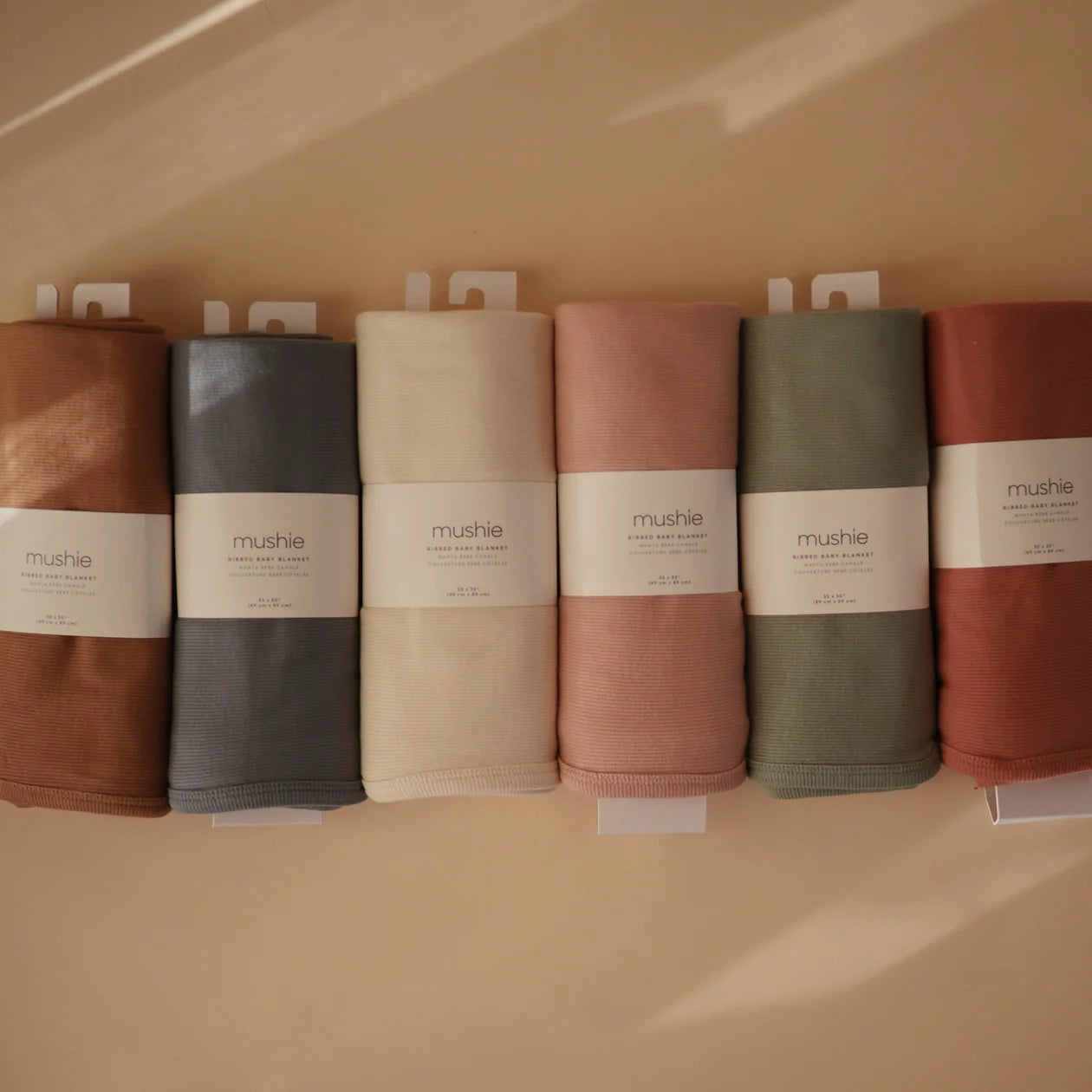 Ribbed Baby Blanket | Blush
