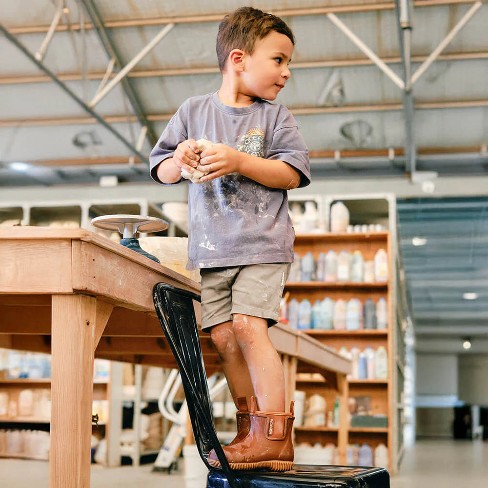 Bobbi Kids Gumboot | Rust