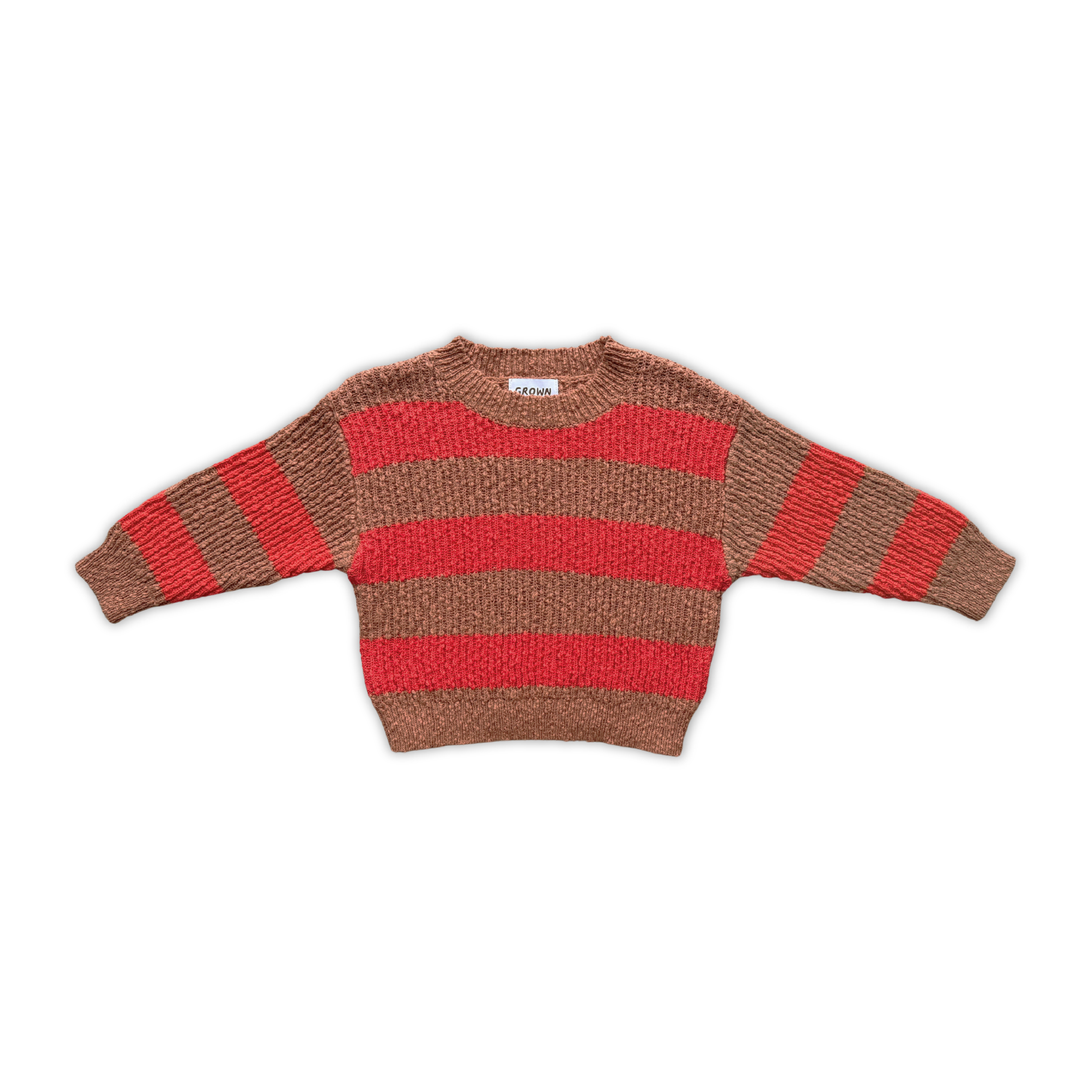 Organic Textured Rib Pull Over - Earth & Sauce