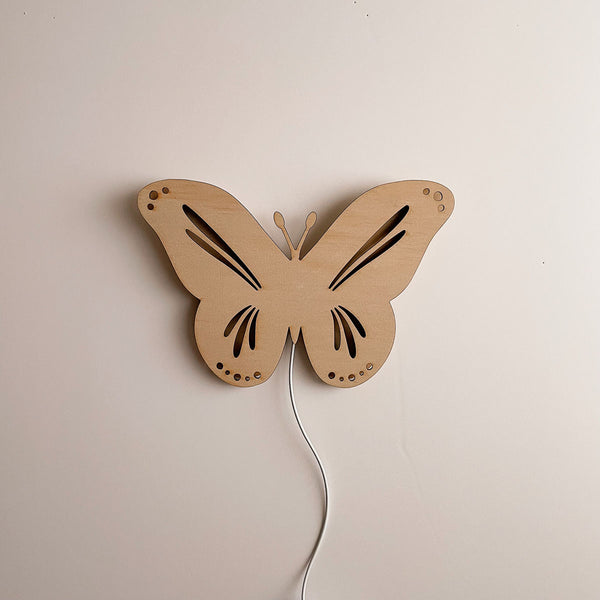 Wooden Night Light l Butterfly