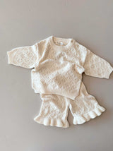 Mila Pointelle Cotton Sweater