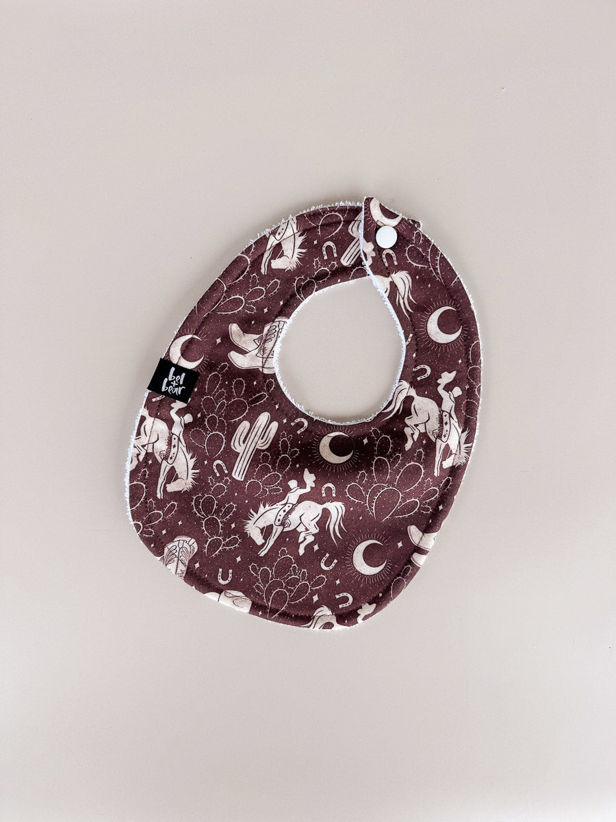 Cotton Dribble Bibs | Rodeo
