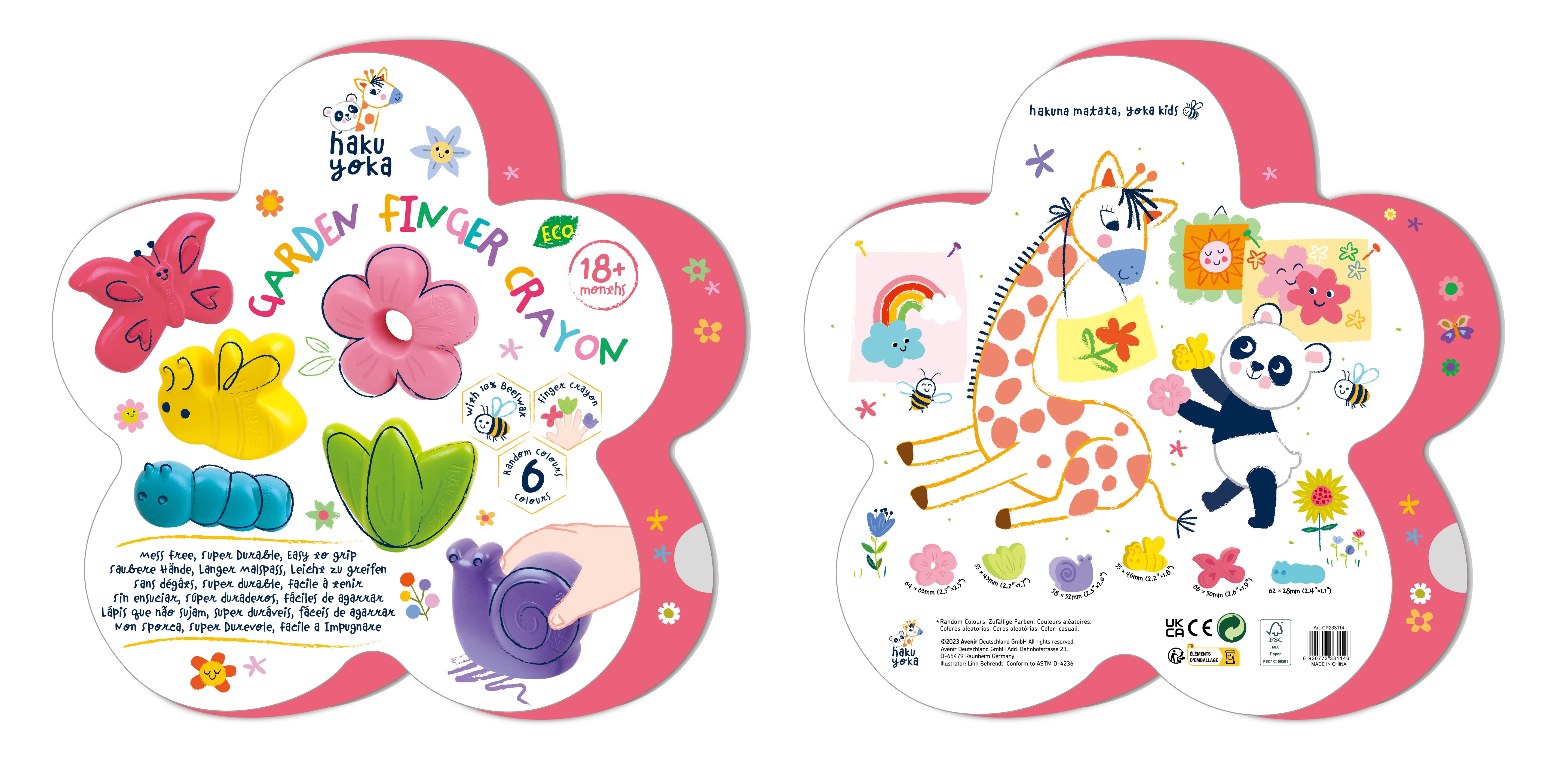 6 Finger Crayons | Garden