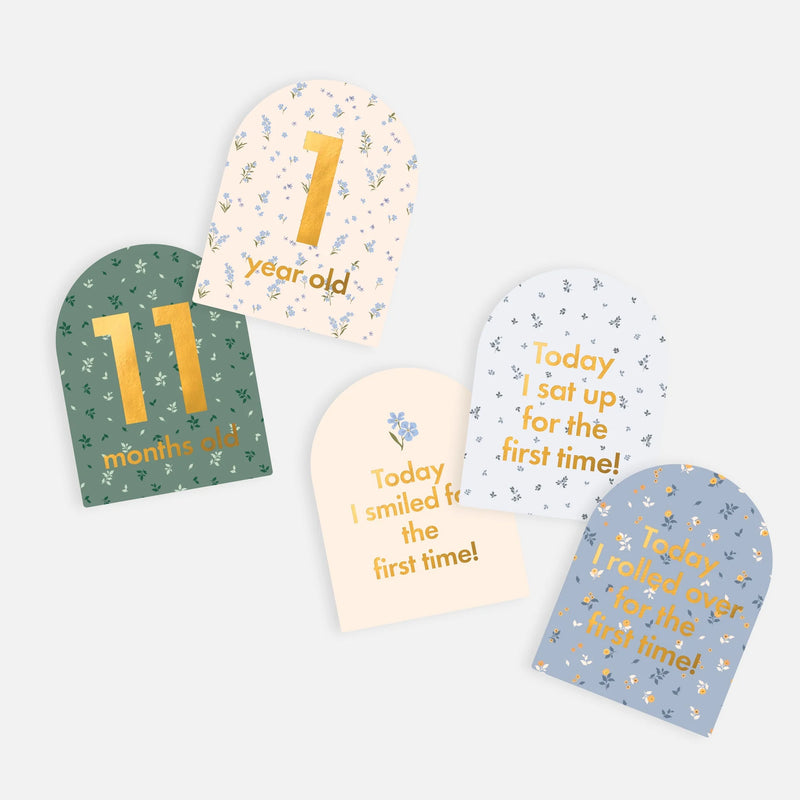 Baby Milestone Cards l Broderie