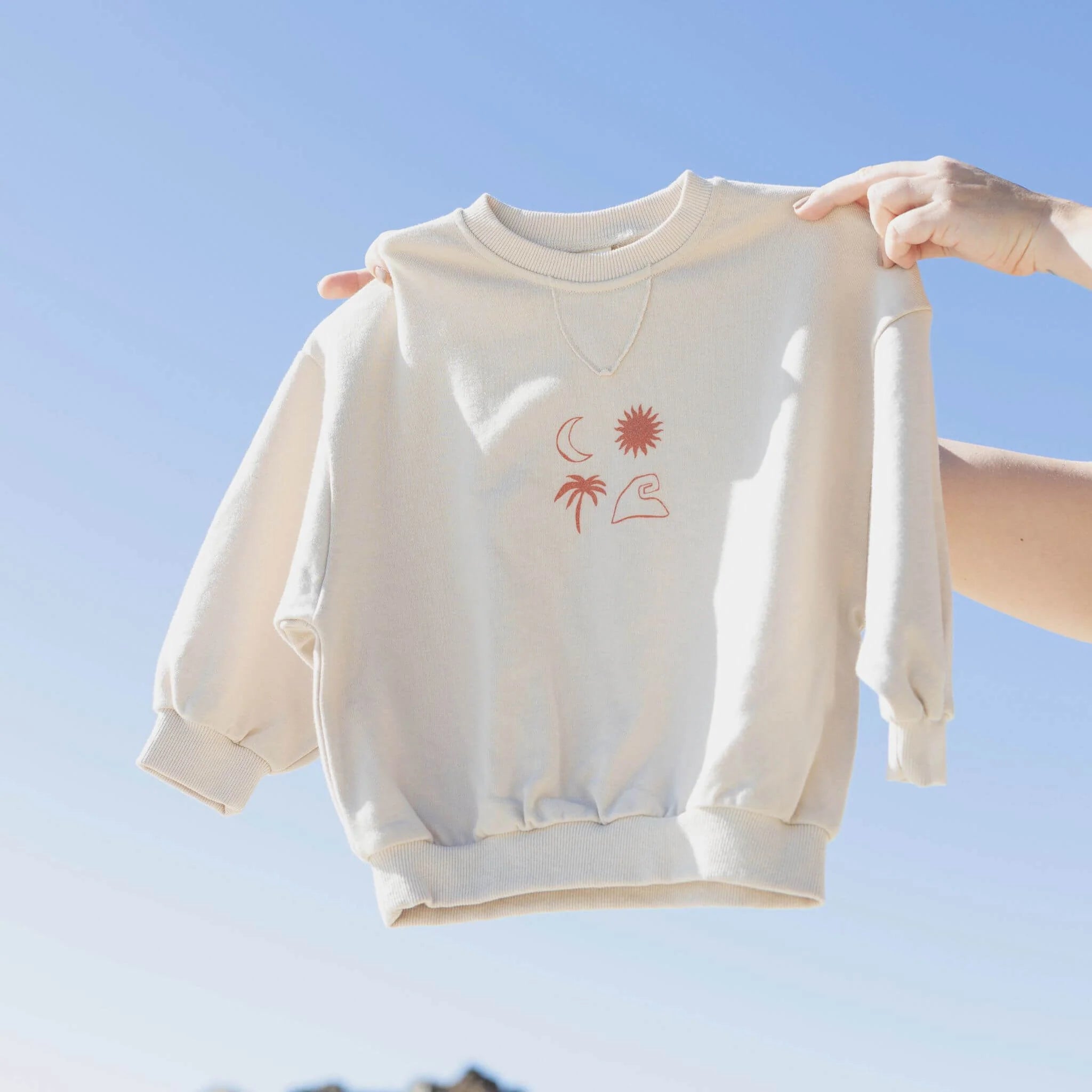 Organic Cotton Beachcomber Jumper | Stone