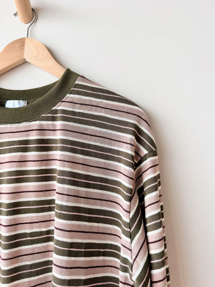 Womens LS Ribbed SET | Khaki/Beige