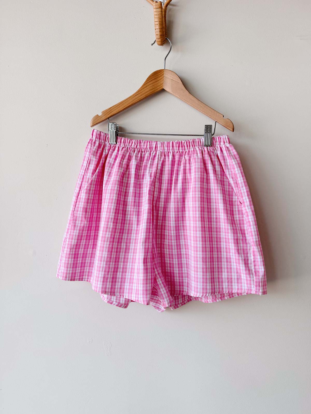 Women's Shorts | Pink Check