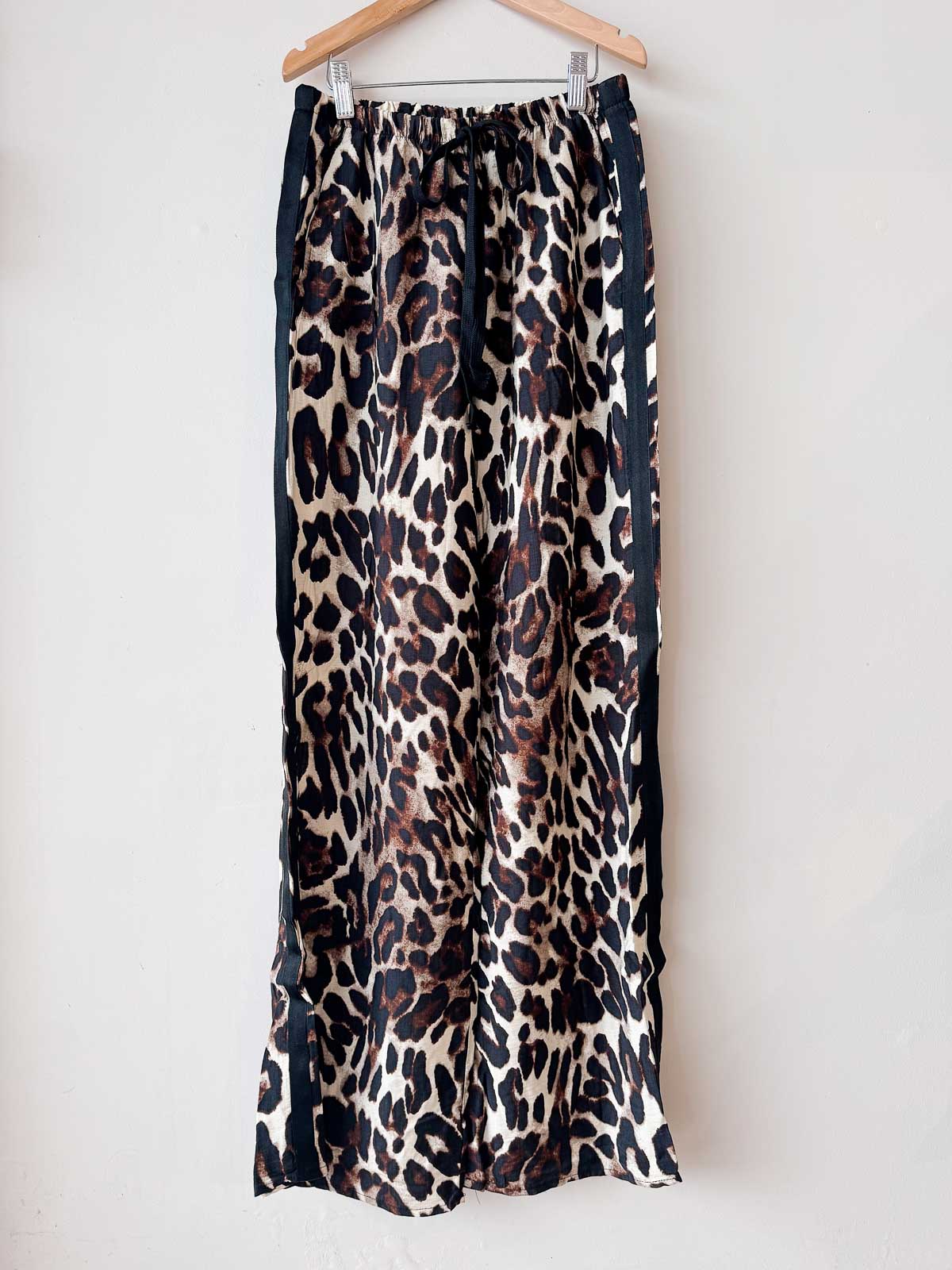 Women's Rayon Pants | Leopard/Black Racer