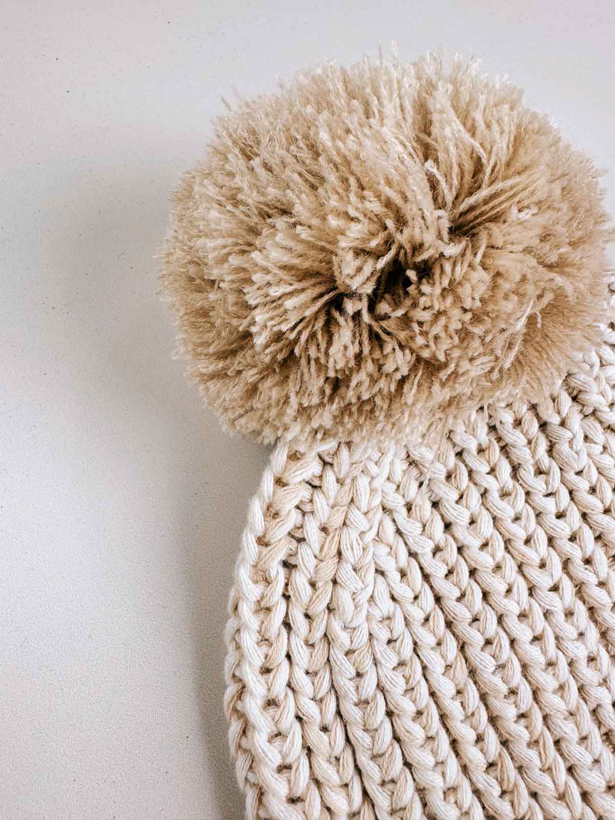 Andy Cotton Rib Beanie | Biscuit
