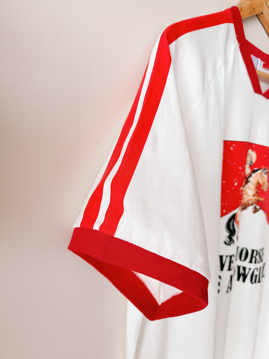 Womens SS Tee | Save a Horse Cowgirl