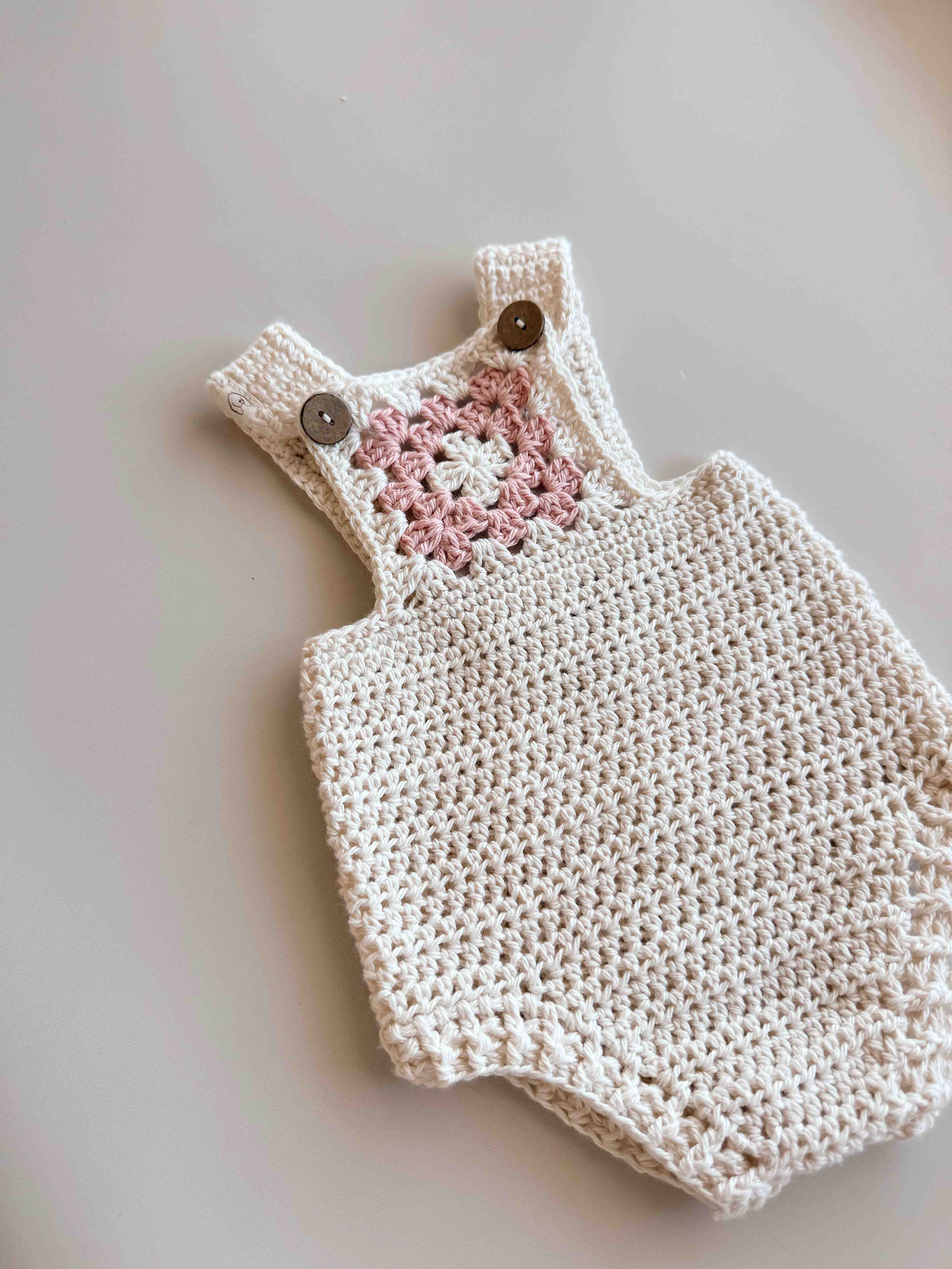 Keepsake Hand Crochet Romper