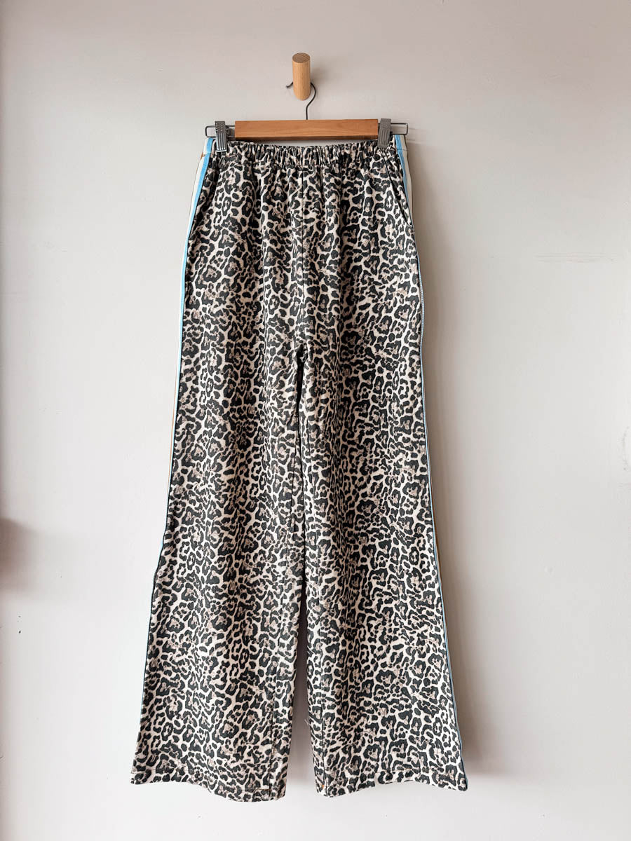Women's Pants | Leopard / Blue-Mocha Racer