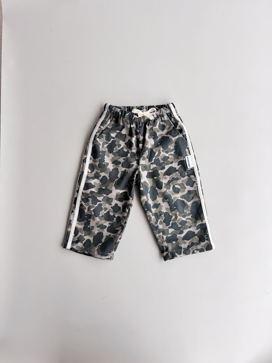 Racer Denim Track Pants | Camo