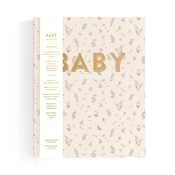 Baby Journal Book l Forget-Me-Not