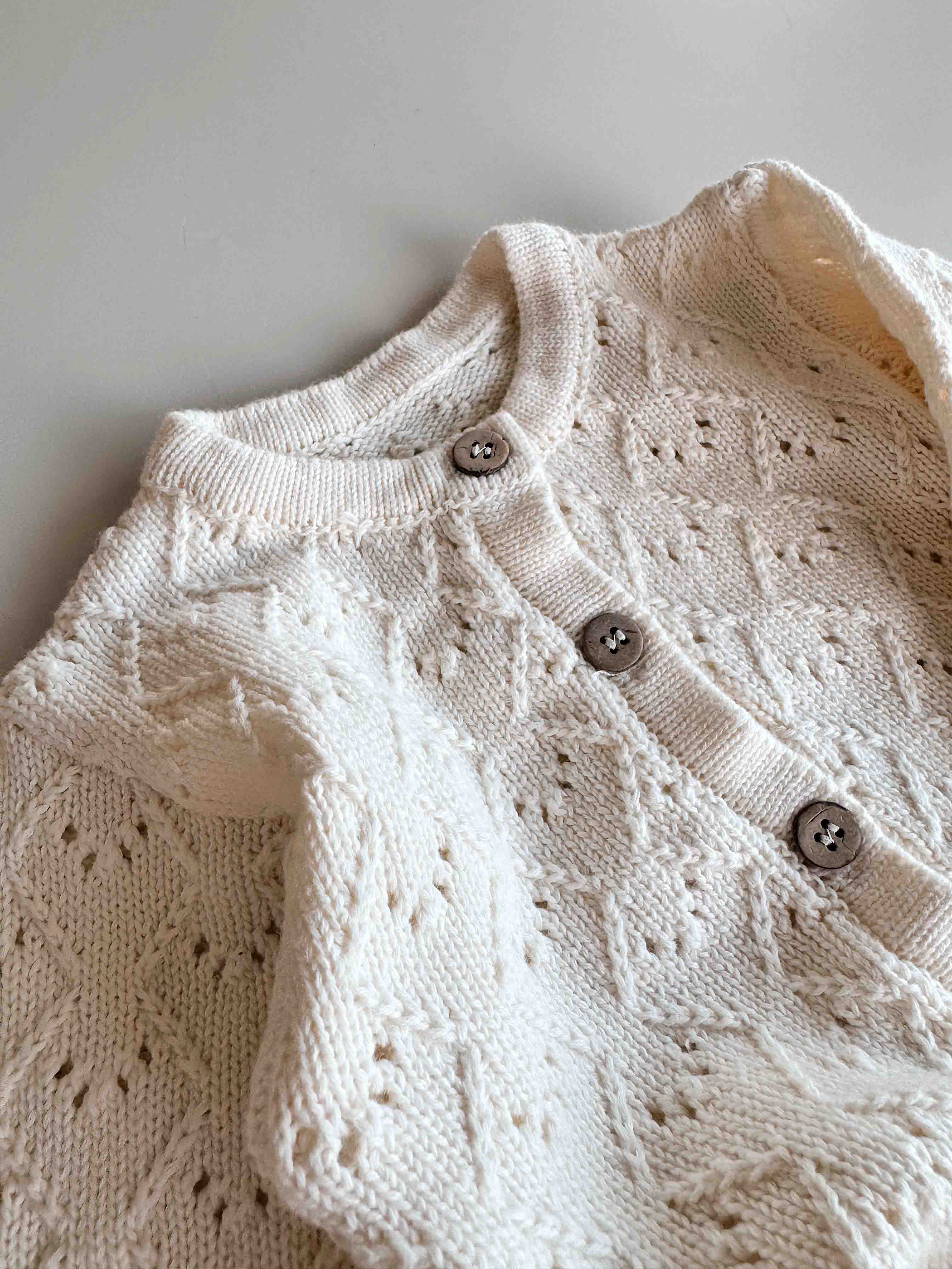 Mila Pointelle Full Romper | Snow