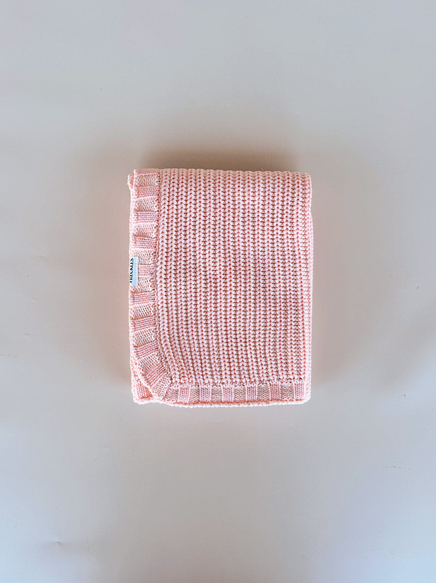 Chunky knit Blanket | Sweetpea
