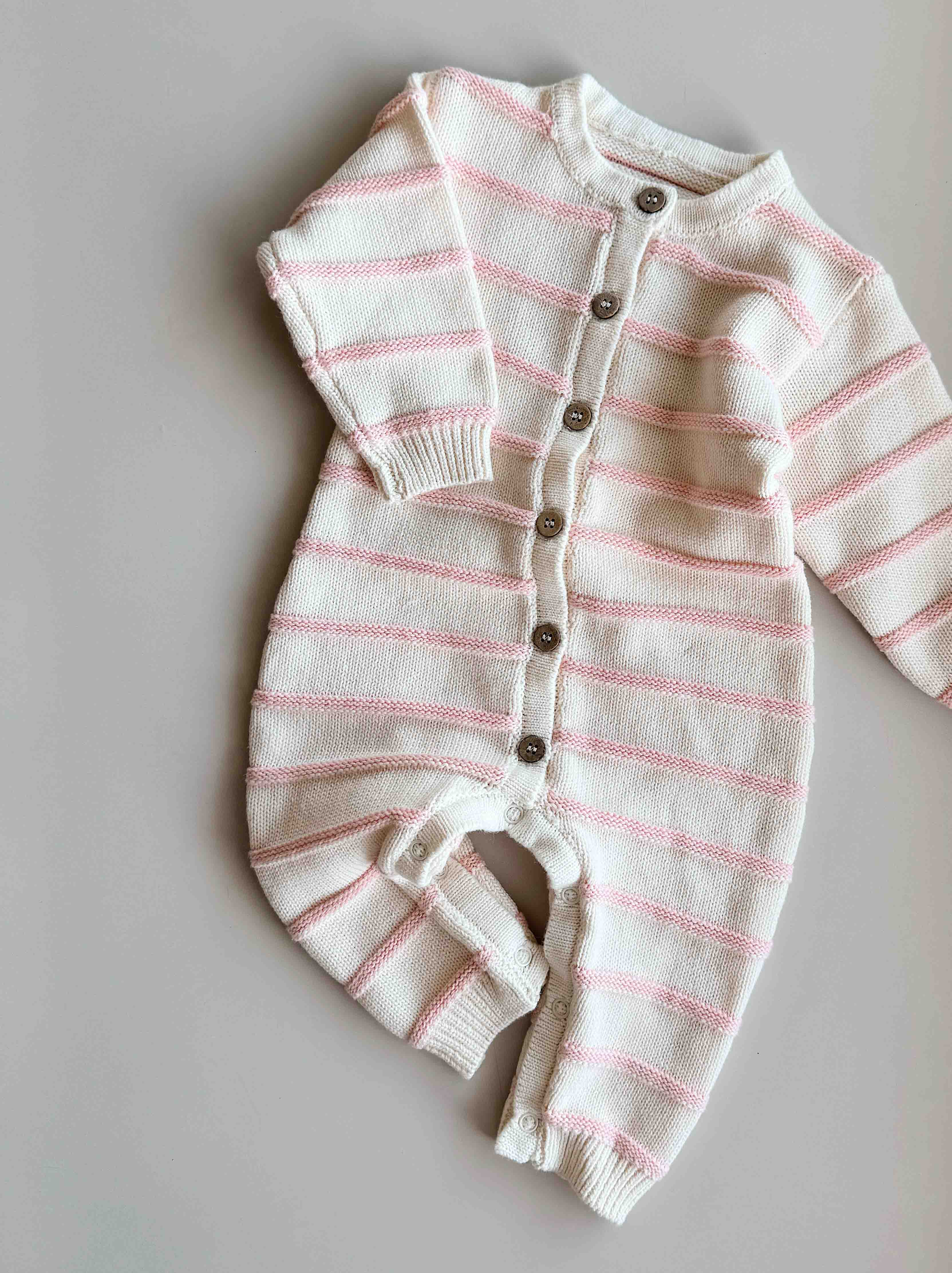 Raised Stripe Full Romper | Sweetpea