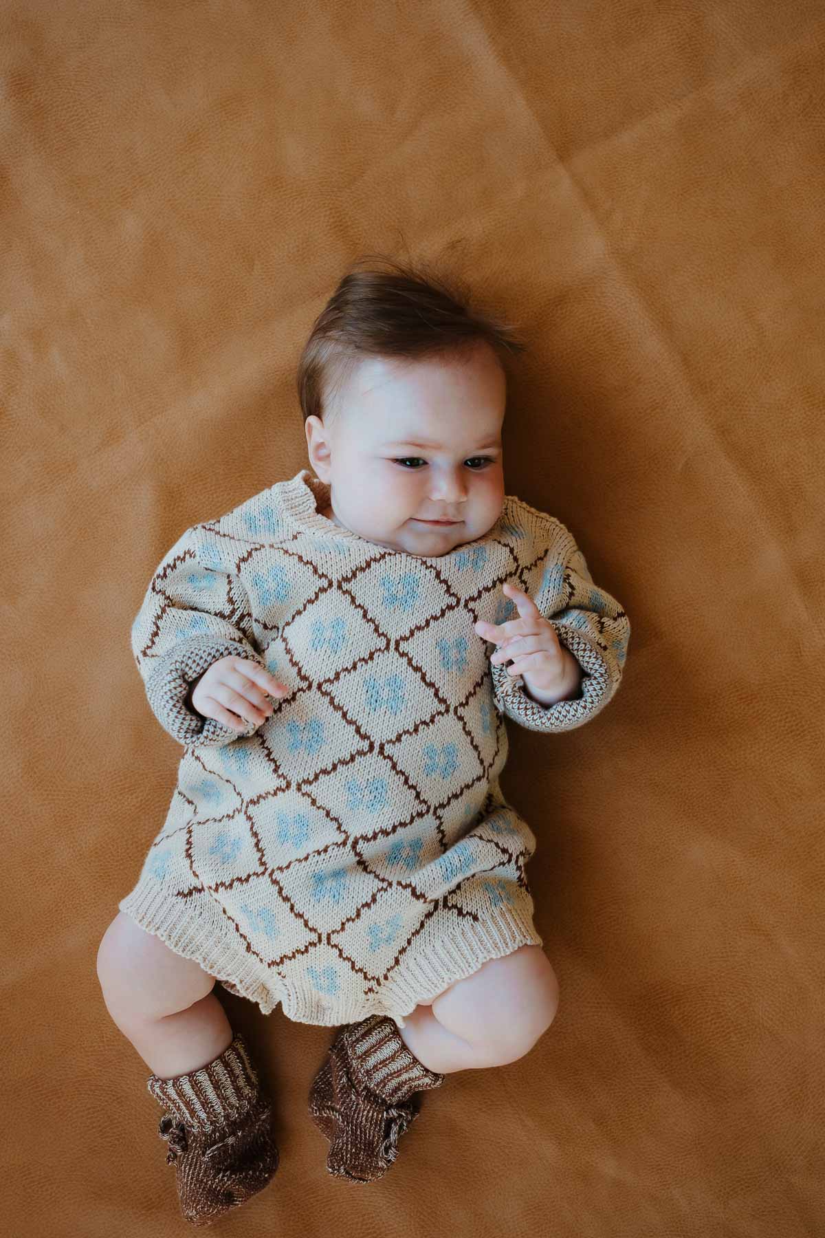 Chunky Cotton Bootie | Chocolate