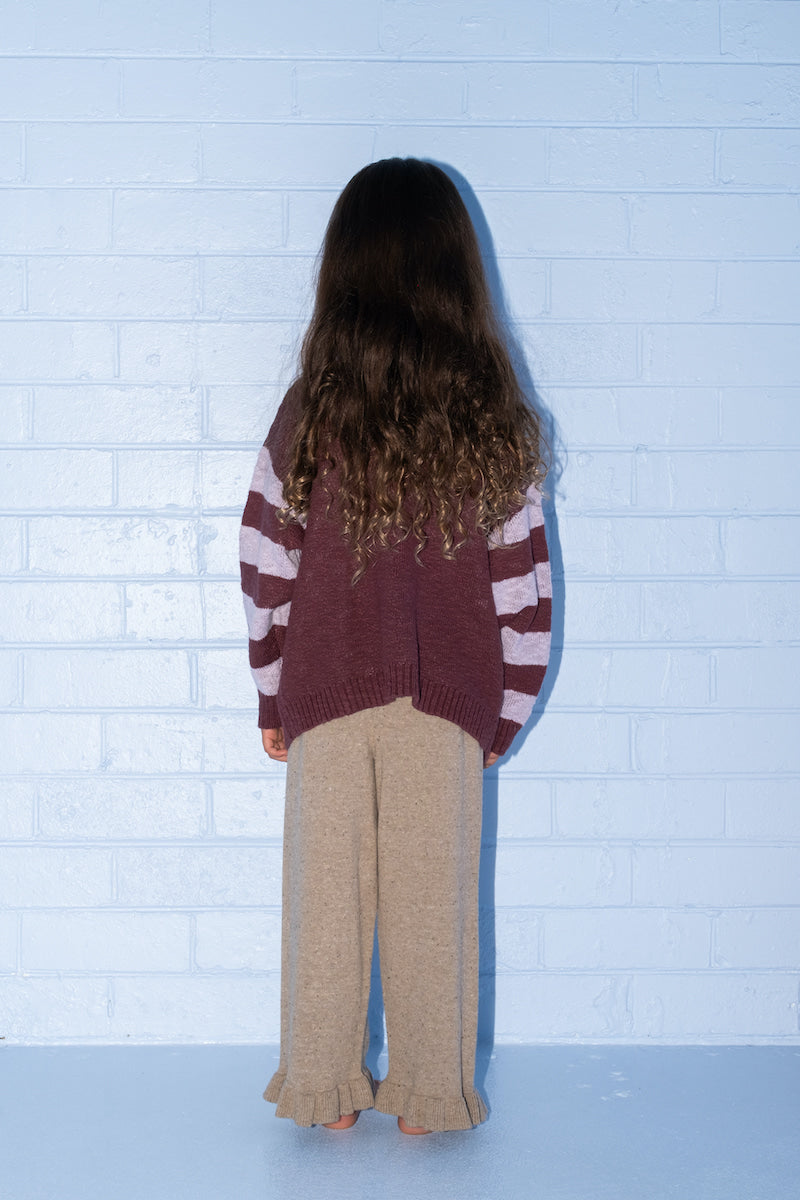 Bloom Knit Pull Over - Plum