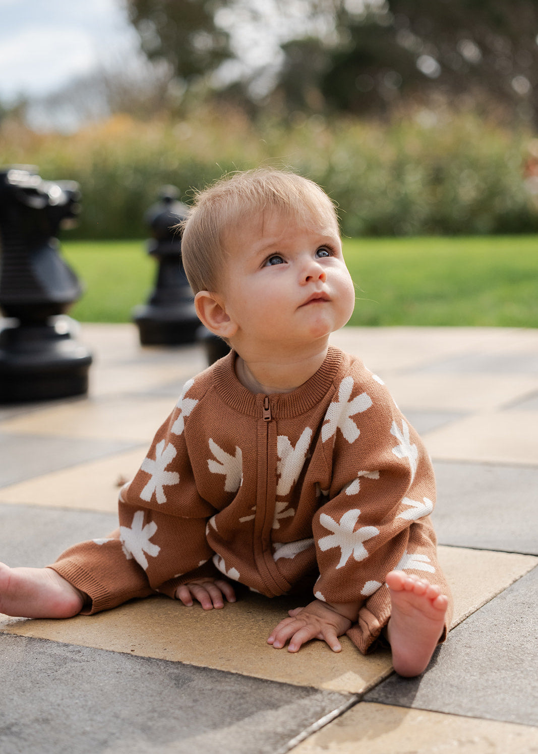 Organic Starlight Knit Zip Starsuit