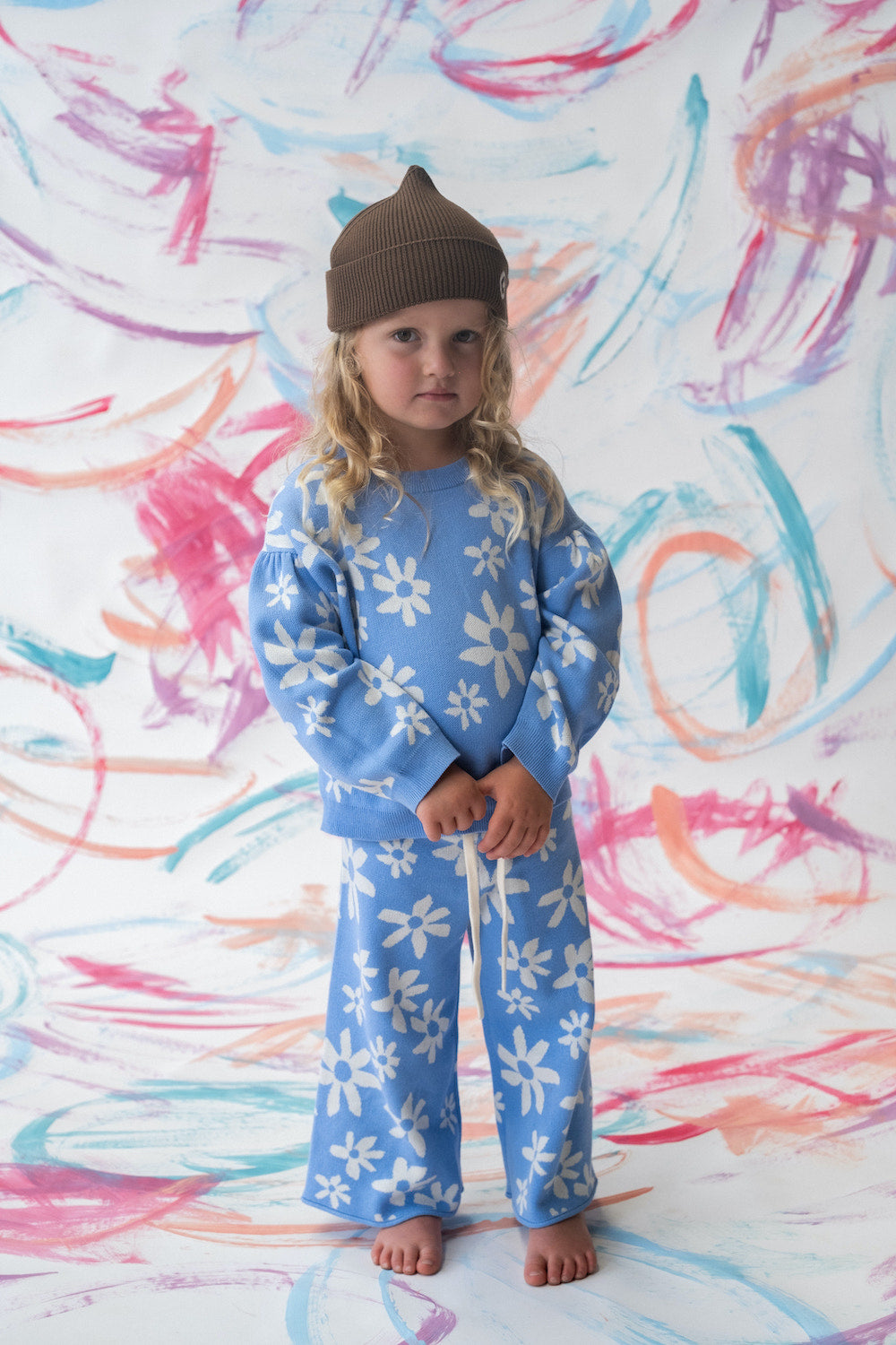 Organic Wild Flower Knit Pull Over