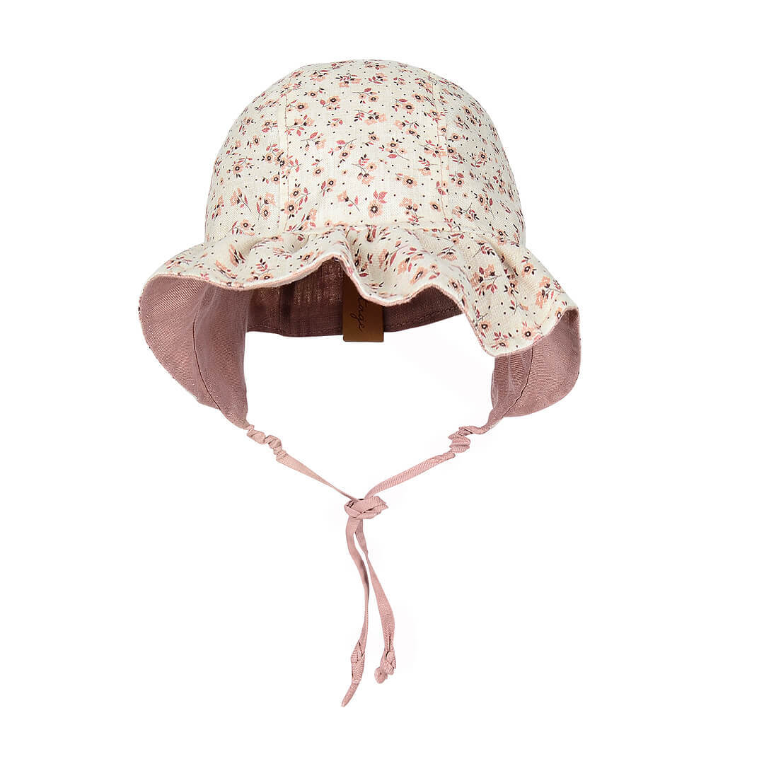 Searcher Ruffle Sun Bonnet | Ruby / Rosa