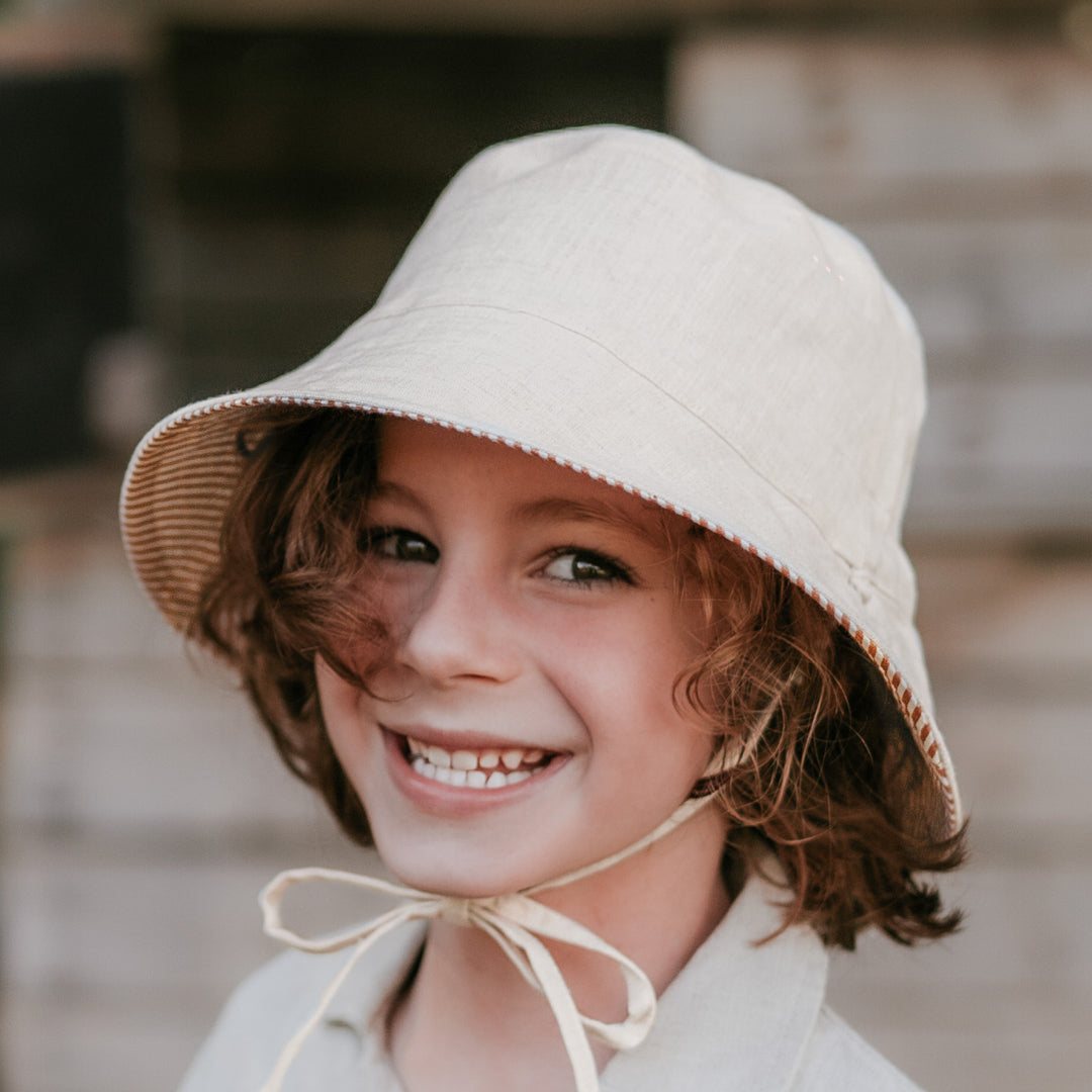 Explorer Classic Bucket Sun Hat | Frankie / Flax