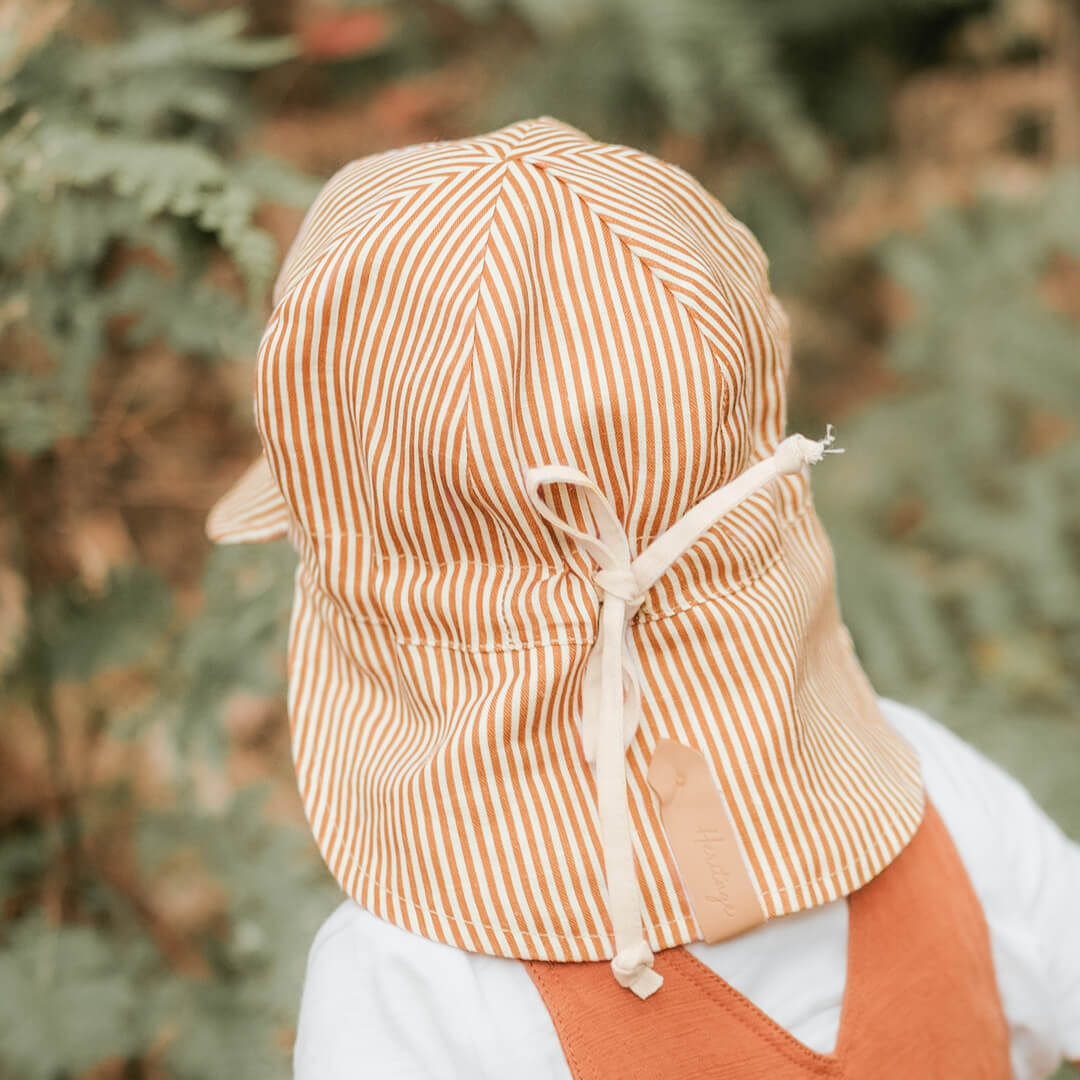 Lounger Baby Flap Sun Hat | Frankie / Flax
