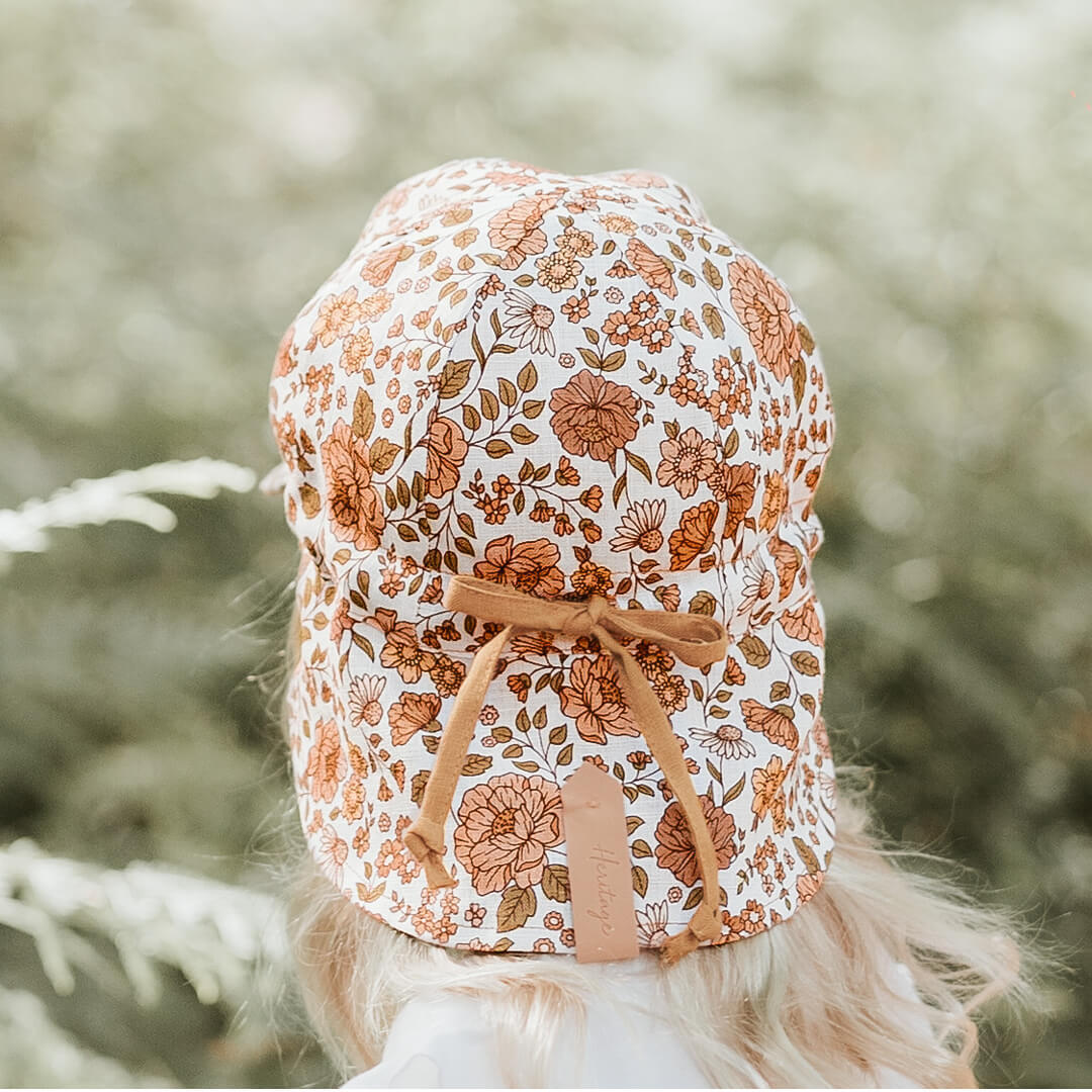 Lounger Baby Flap Sun Hat | Marie / Maize