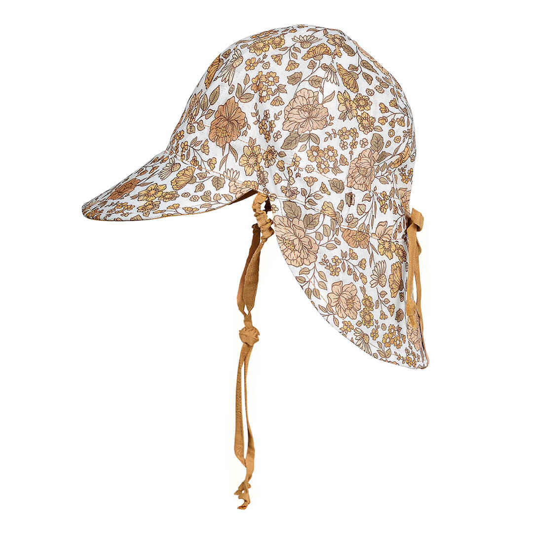 Lounger Baby Flap Sun Hat | Marie / Maize
