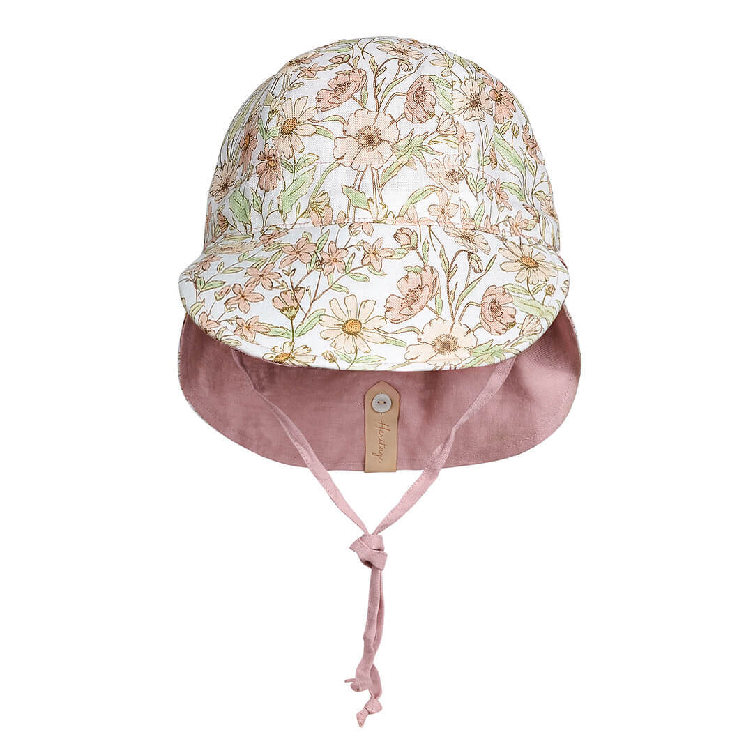 Lounger Baby Flap Sun Hat | Poppy / Rosa