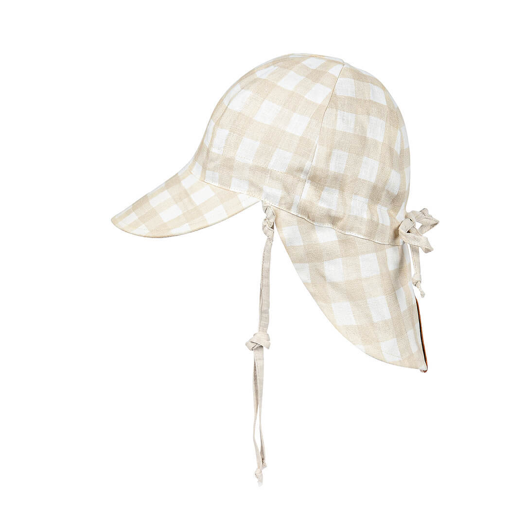 Lounger Baby Flap Sun Hat | Flynn / Flax