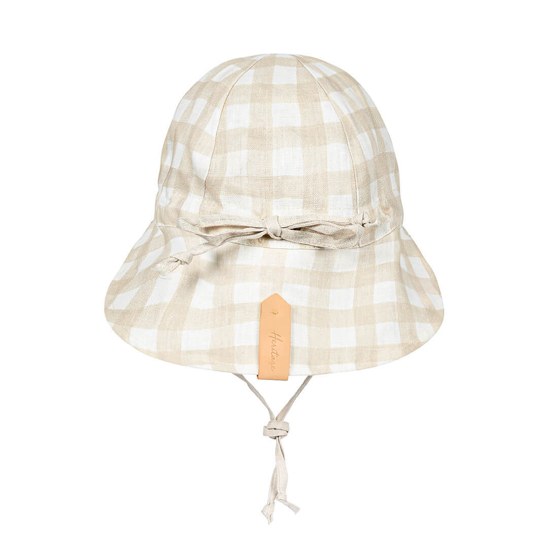 Lounger Baby Flap Sun Hat | Flynn / Flax
