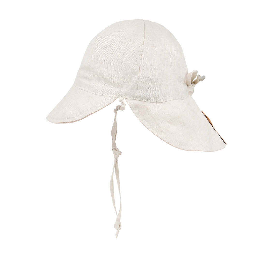 Lounger Baby Flap Sun Hat | Flynn / Flax
