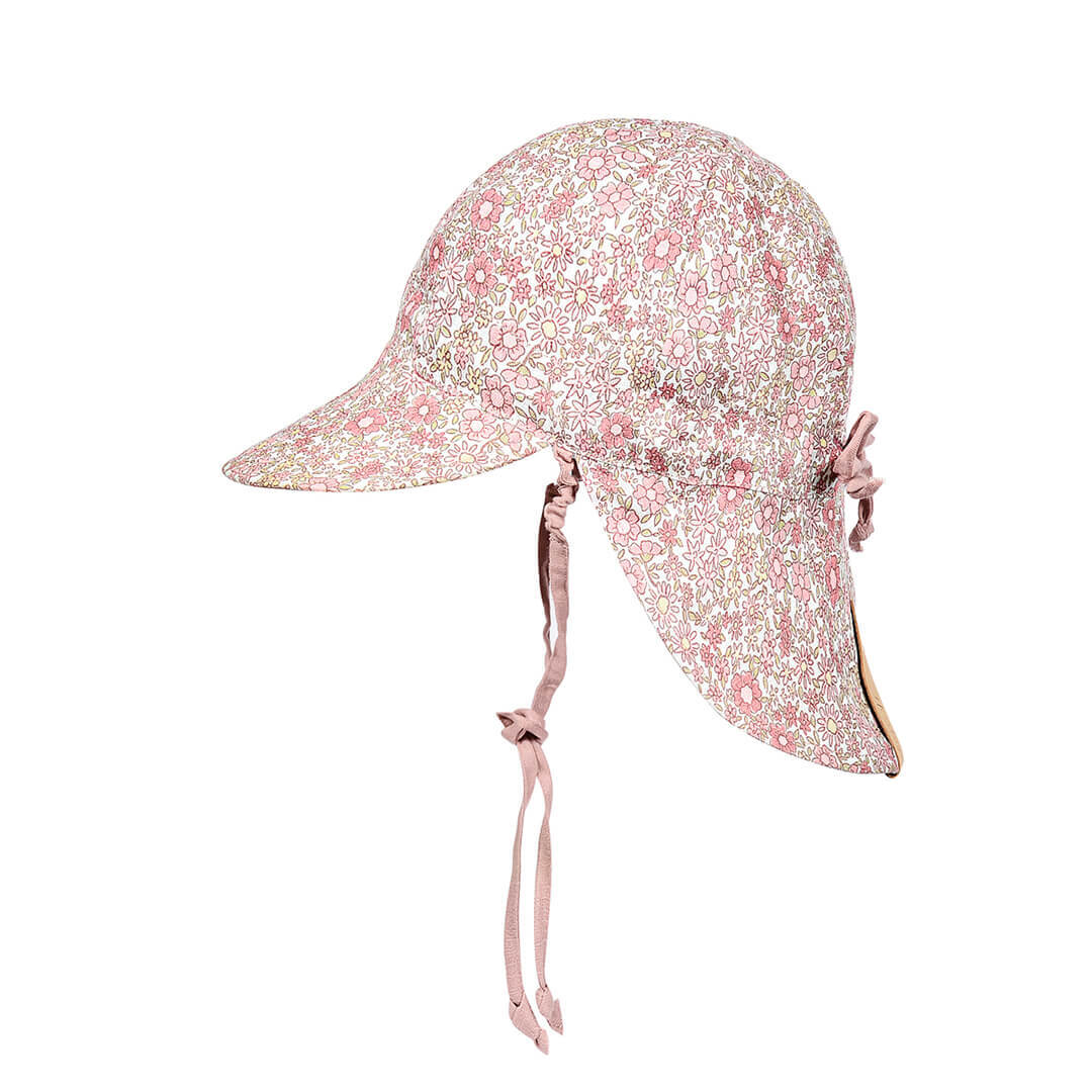 Lounger Baby Flap Sun Hat | Ramble / Rosa