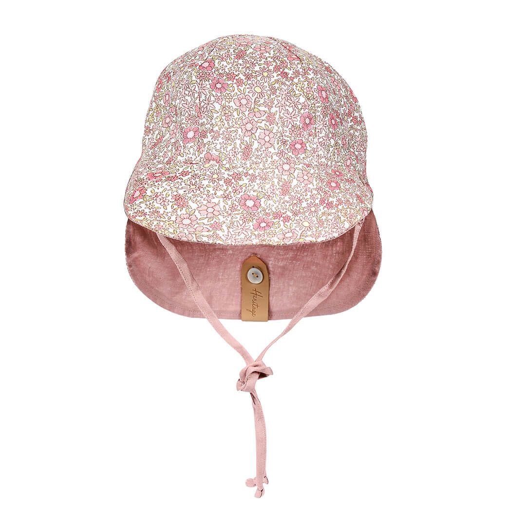 Lounger Baby Flap Sun Hat | Ramble / Rosa