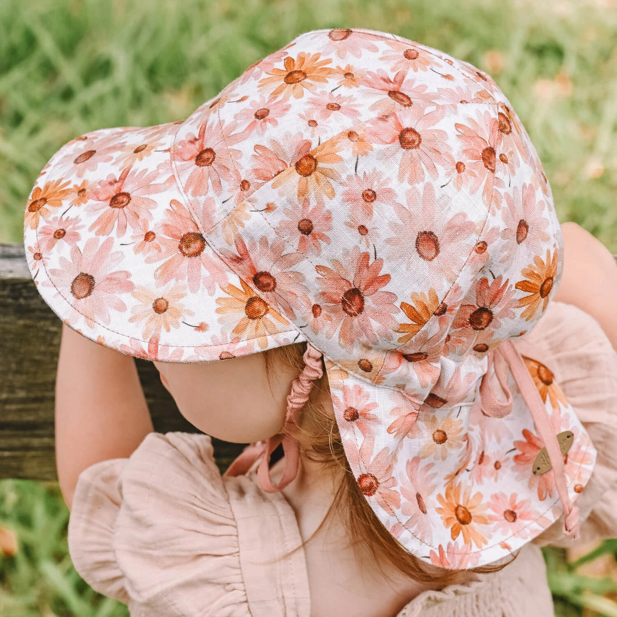 Lounger Baby Flap Sun Hat | Peggy / Rosa