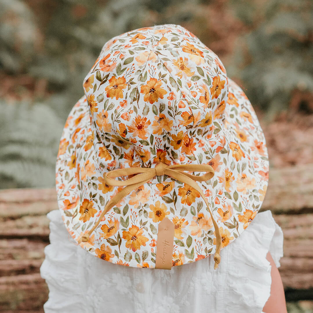 Wanderer Panelled Bucket Sun Hat | Margaret / Maize