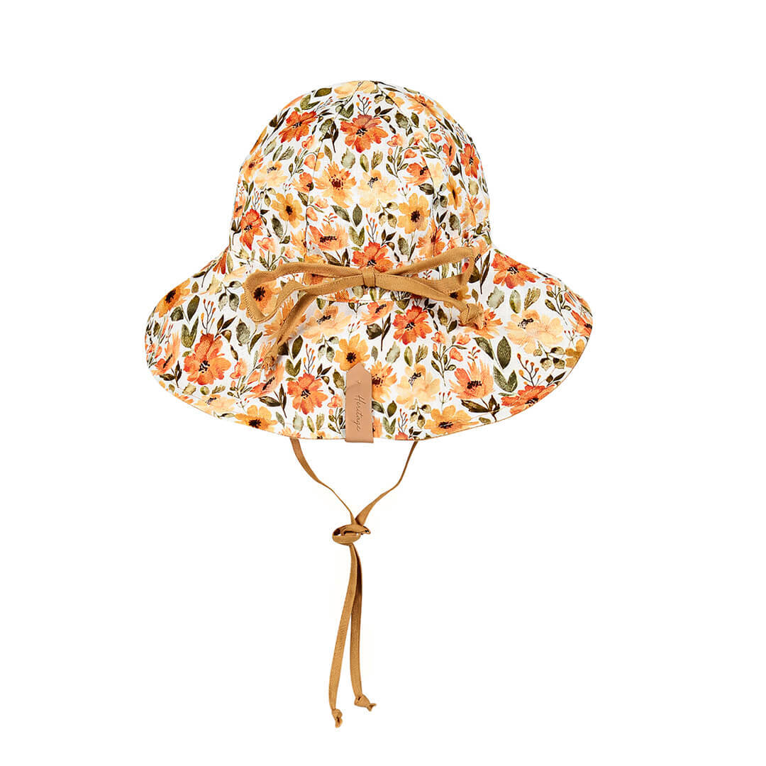 Wanderer Panelled Bucket Sun Hat | Margaret / Maize