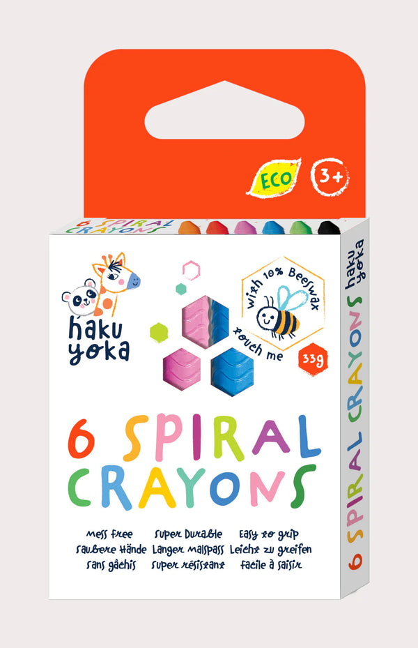Spiral Crayons 6pk