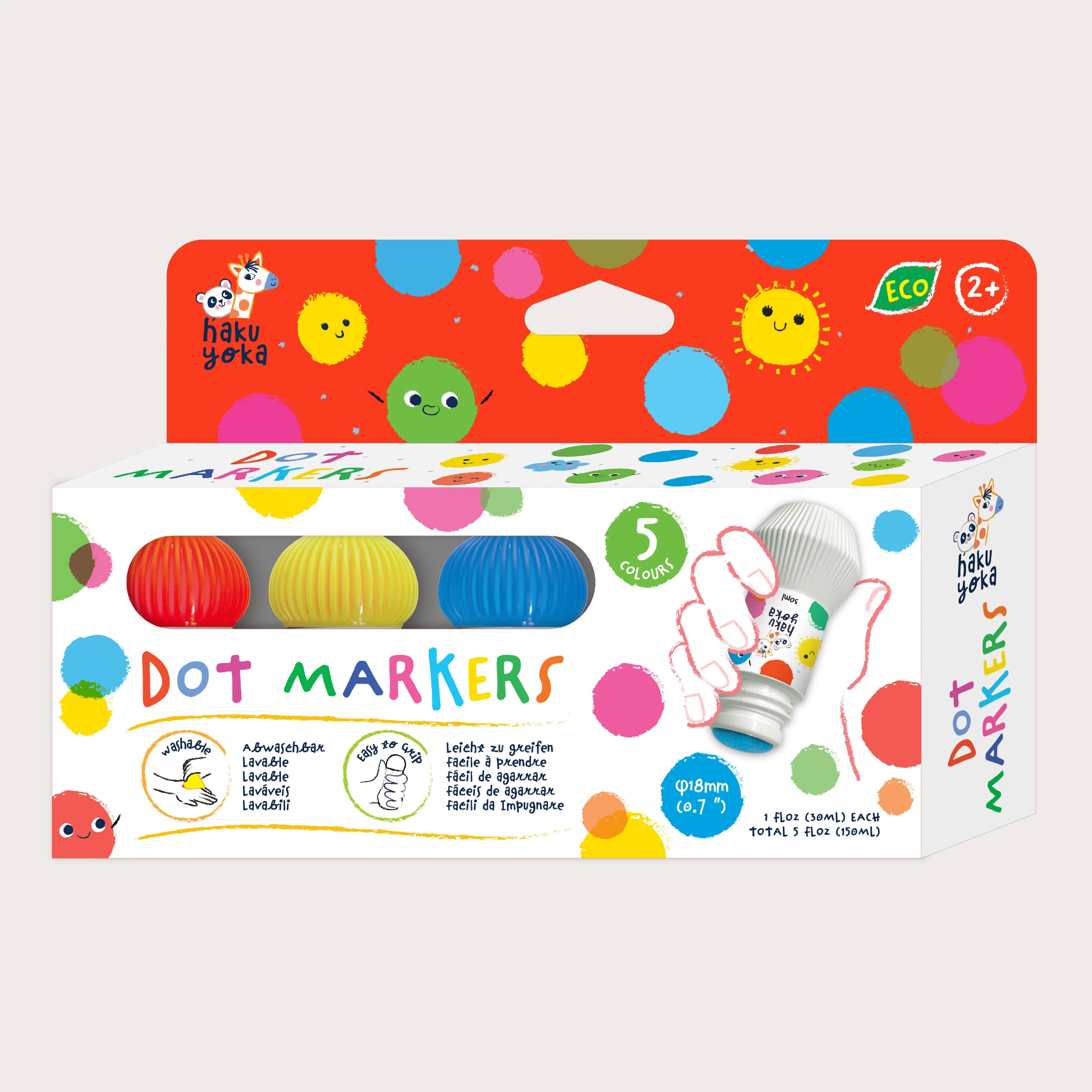 5 Dot Markers | Original Colours