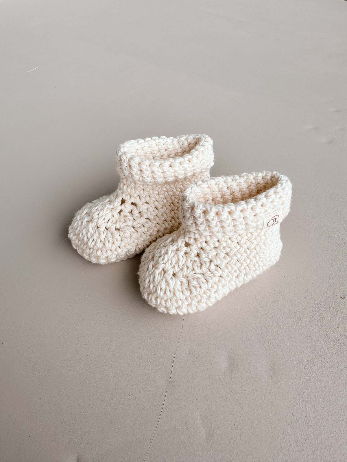 Keepsake Hand Crochet NB Booties