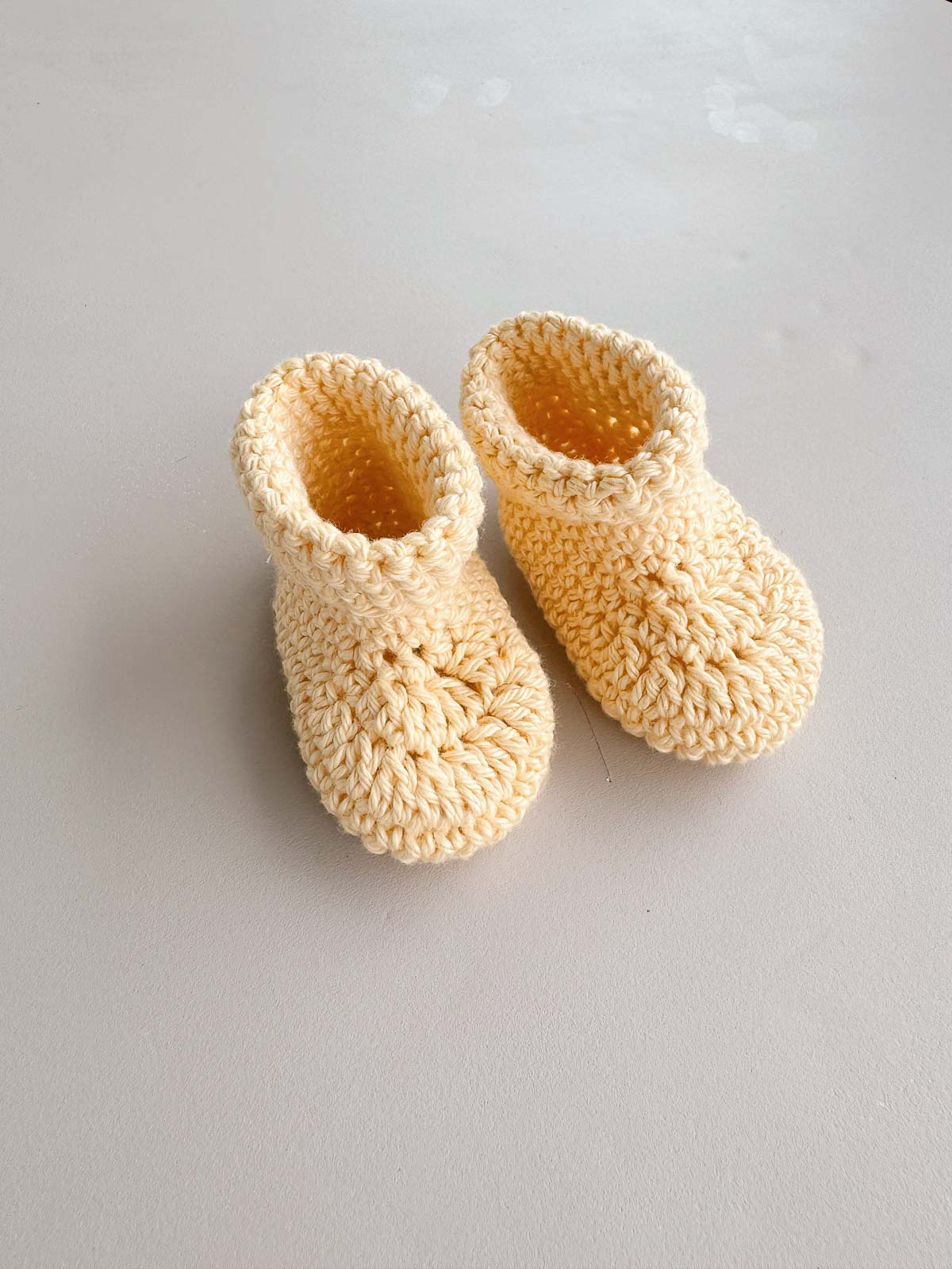 Keepsake Hand Crochet NB Booties