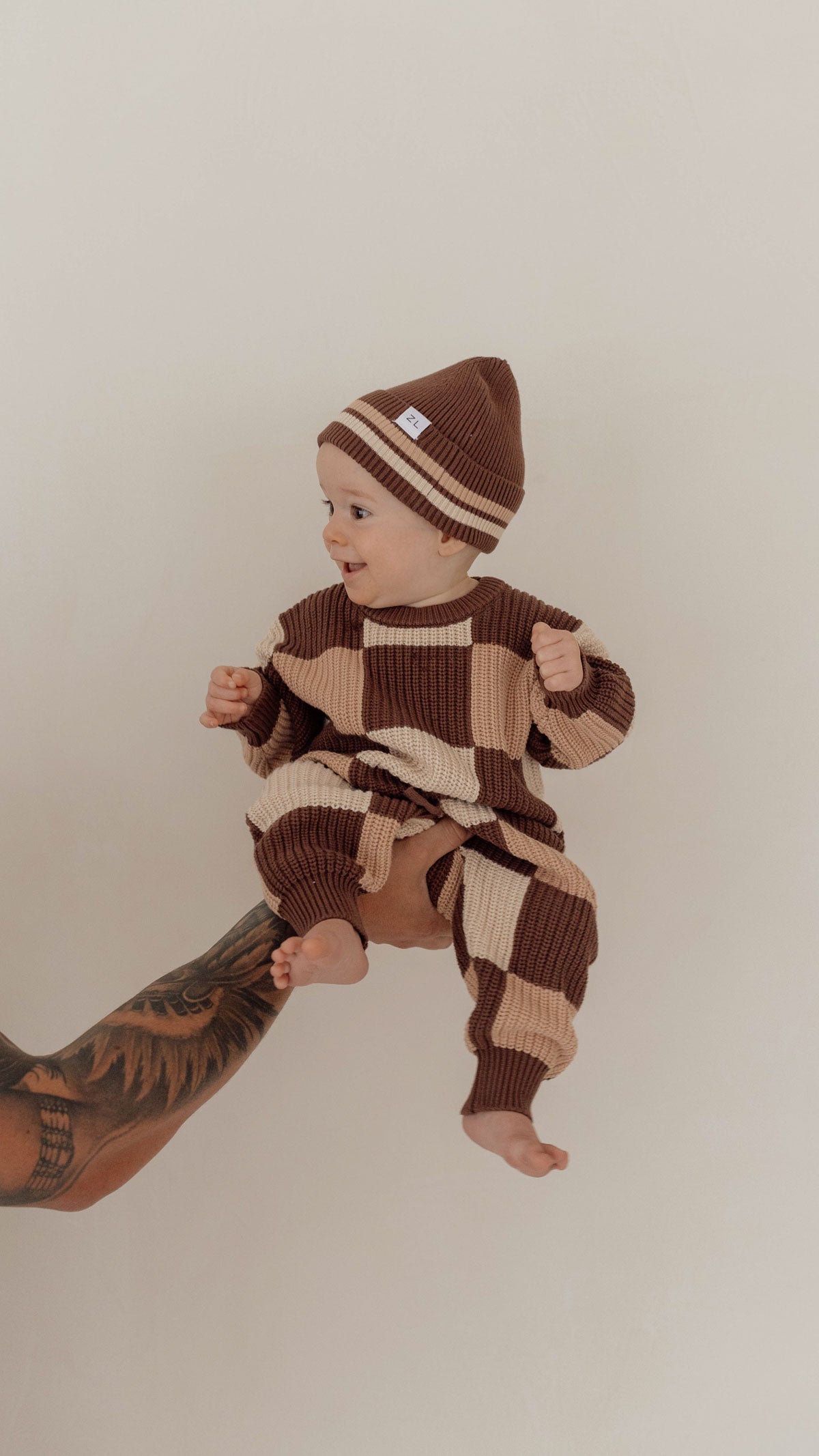 WINTER PLAYSUIT | CHECKS