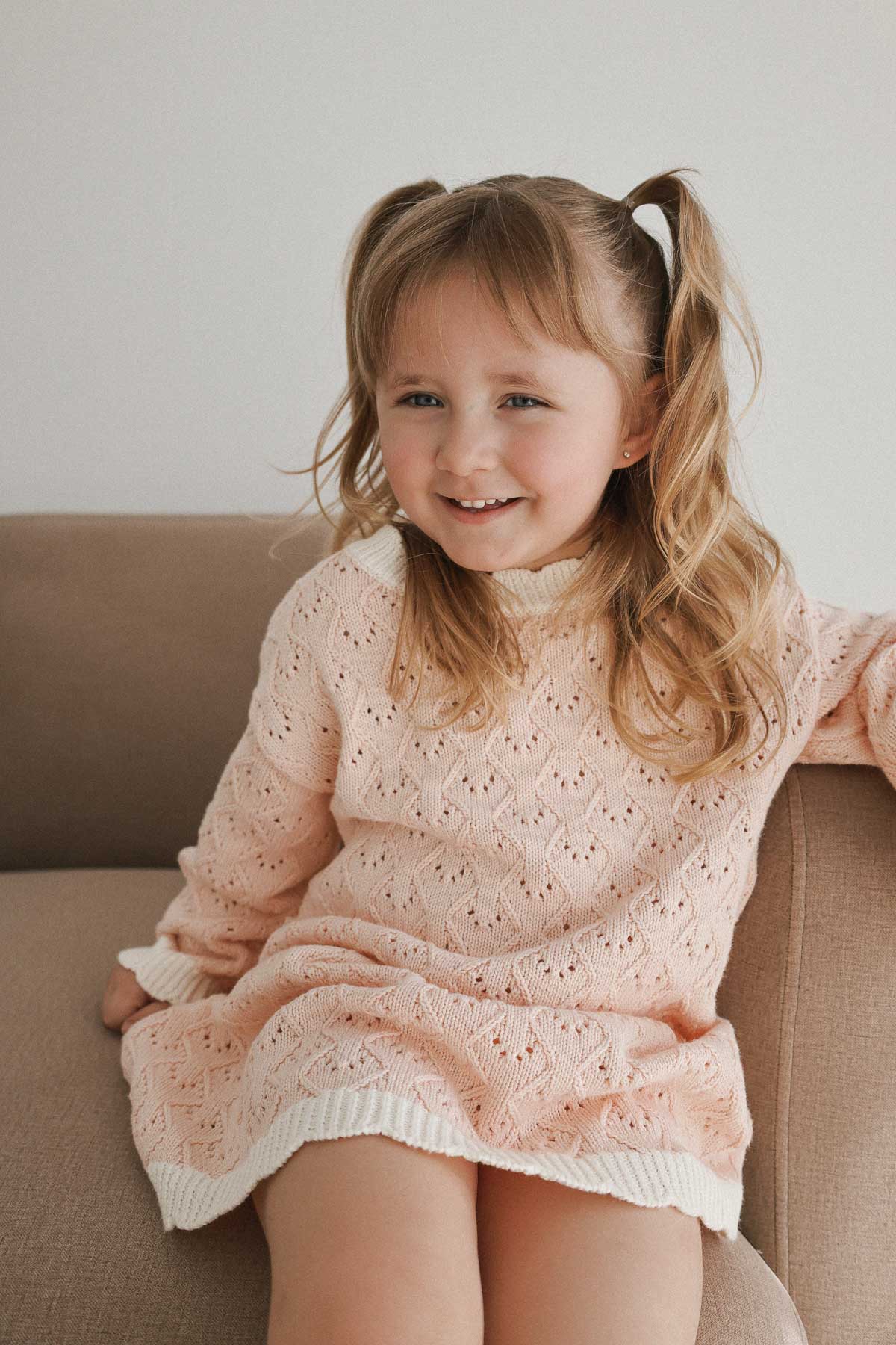 Mila Scollop Dress | Blossom Cream